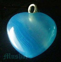 Heart Pendant With Sterling Silver Plated  Loop - click here for large view